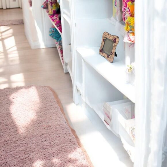 Vintage PINK ENAMEL & CRYSTALS Metal Square Picture Frame 3.5 x 3.5 picture - Picture 3 of 5